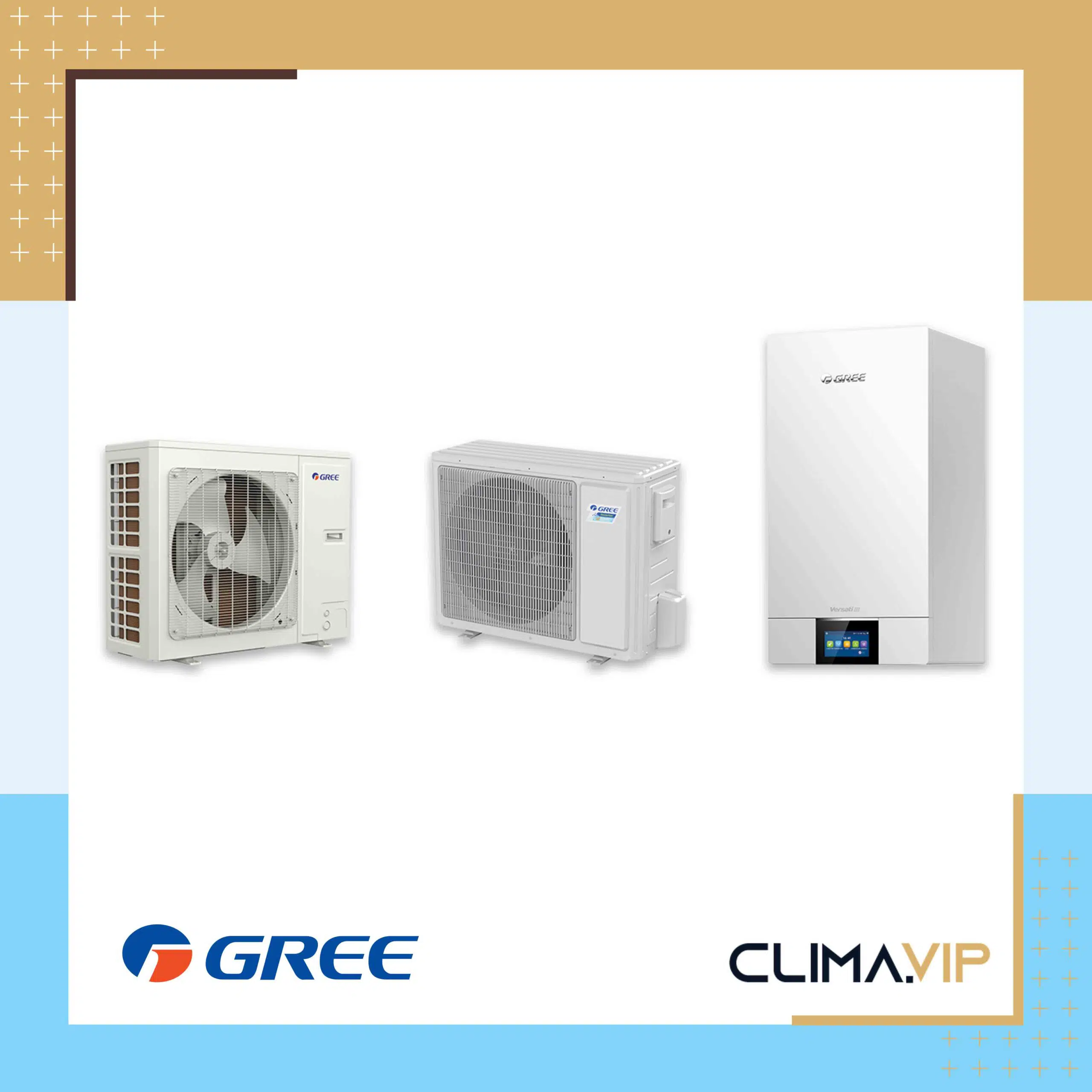 Термопомпа сплит система Gree Versati III GRS-CQ10Pd/NhH-E (220V)