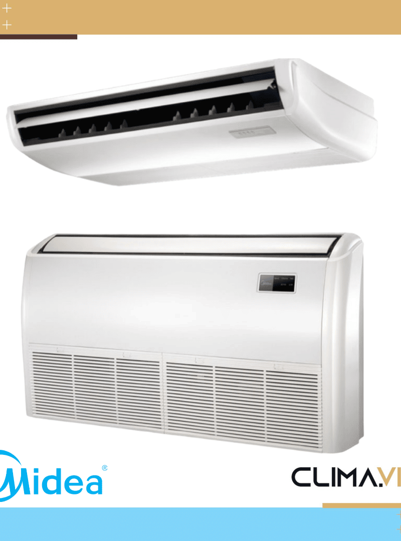 Трифазен инверторен подовo-таванен климатик Midea MUE-36FNXD0/MOU-36FN8-RD0 фреон R32