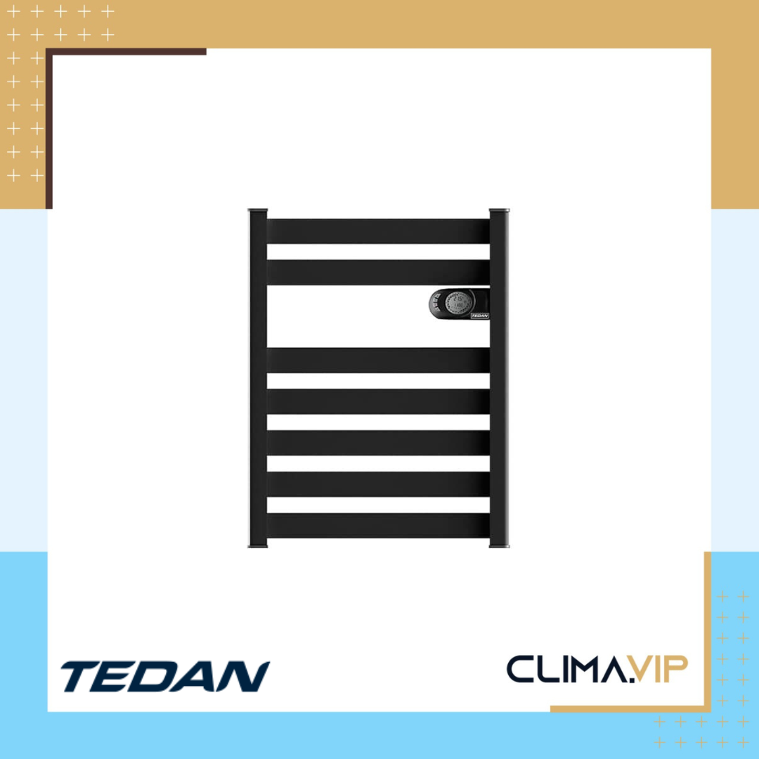 Eлектрическа лира за баня Tedan Zinnia Anthracite 500W