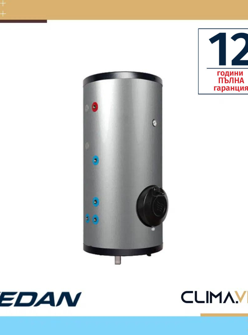 Електрически бойлер Tedan Combi Pro inox 160л 3kW