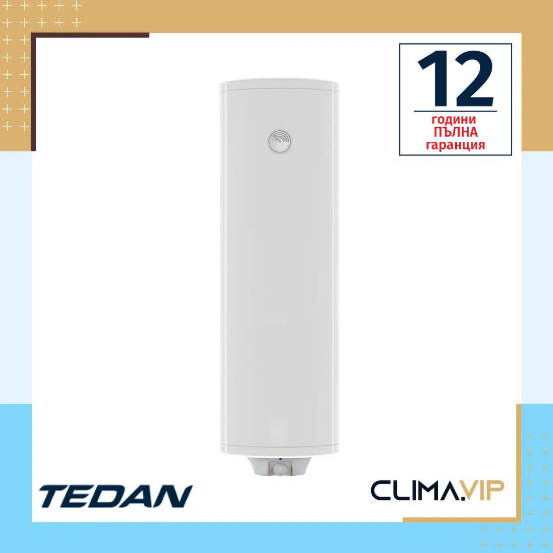 Електрически бойлер Tedan Slim inox 80л