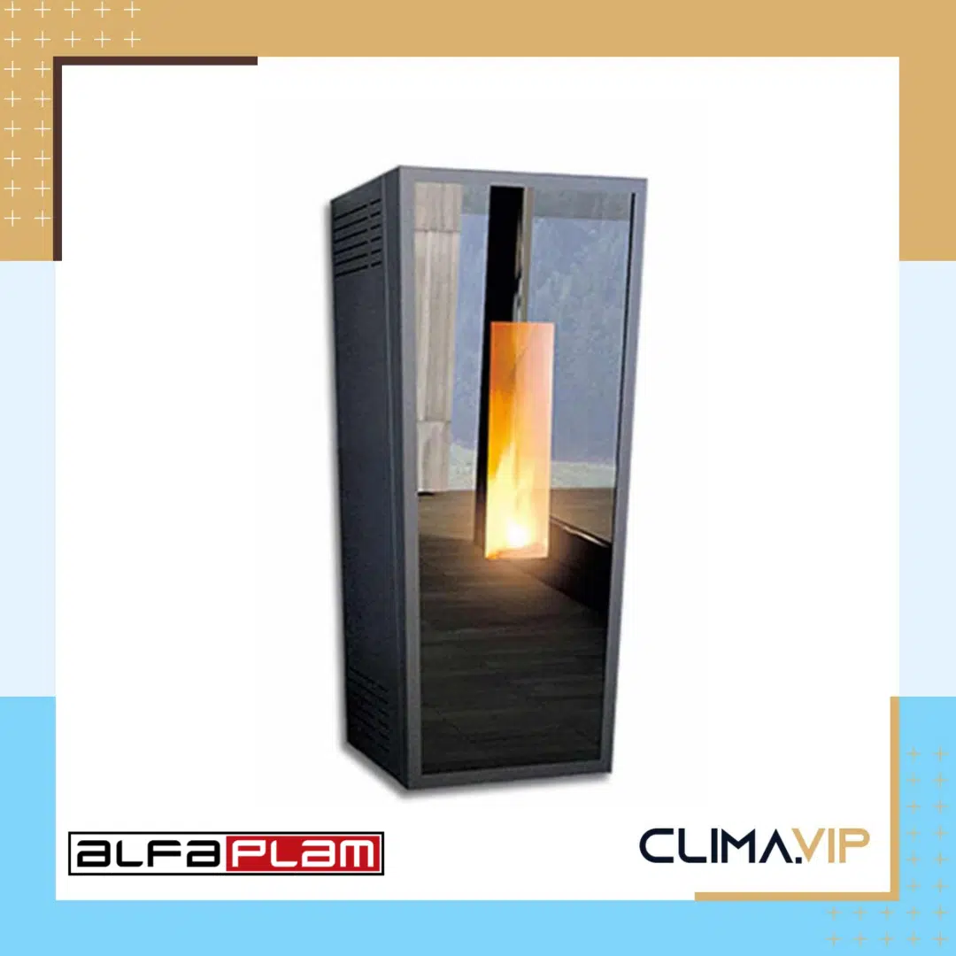 Суха Пелетна Камина ALFAPLAM FORMA GLASS
