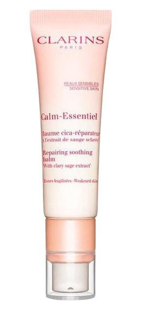 Clarins Calm-Essentiel Repairing Soothing Balm Успокояващ и подхранващ балсам за суха и раздразнена кожа за лице и тяло на супер цена от parfium.bg