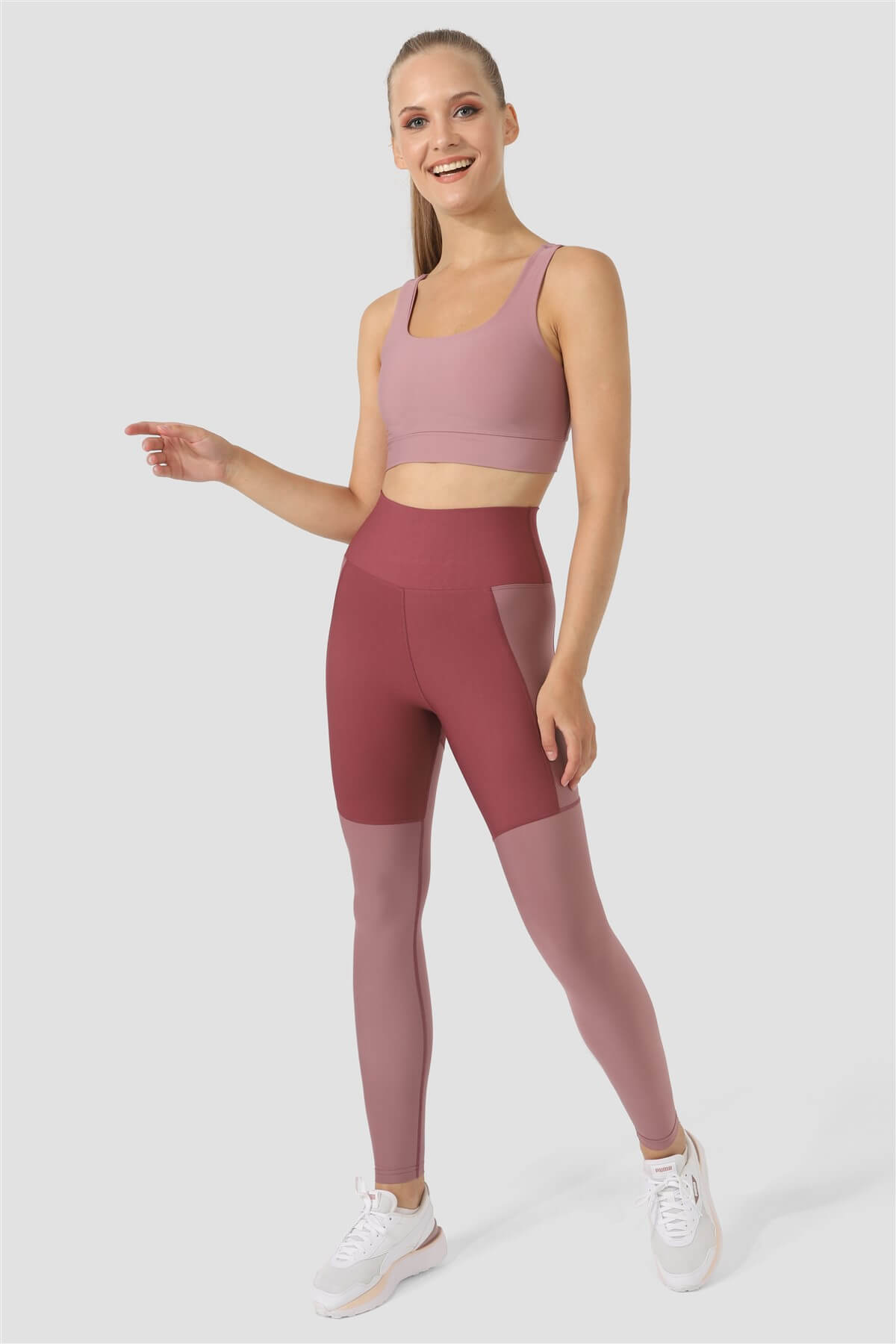 Спортно бюстие с квадратно деколте SQUARE L.ROSE - Image 3
