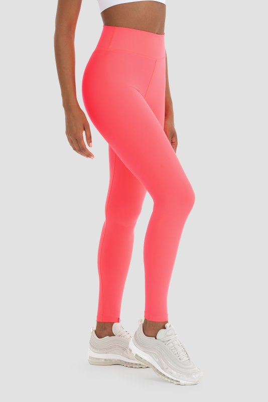 Супер-стягащ спортен клин с висока V талия VENI NEON PINK - Image 5