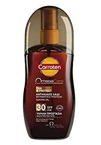 Carroten Omega Care Tan & Protect Suncare Oil Слънцезащитно олио за придобиване на тен на супер цена от parfium.bg