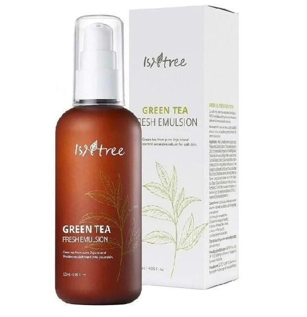 Isntree Green Tea Fresh Emulsion ефективна емулсия за мазна кожа на супер цена от parfium.bg