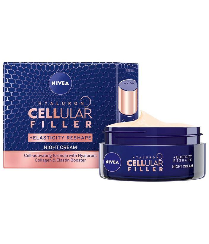 NIVEA Cellular Hyaluron Filler + Elasticity Нощен крем на супер цена от parfium.bg
