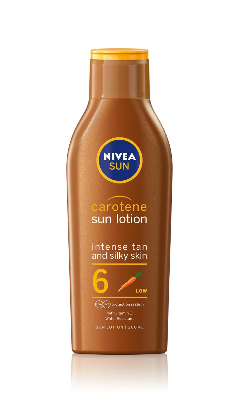 Nivea Sun Слънцезащитен лосион с каротен SPF 6 на супер цена от parfium.bg