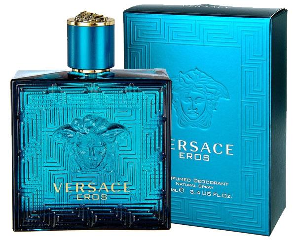 Versace Eros Дезодорант спрей за мъже на супер цена от parfium.bg