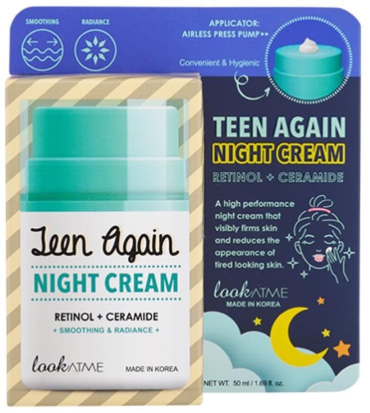 LOOKATME TEEN AGAIN Night Cream with Retinol and Ceramide нощен крем с ретинол и серамиди на супер цена от parfium.bg