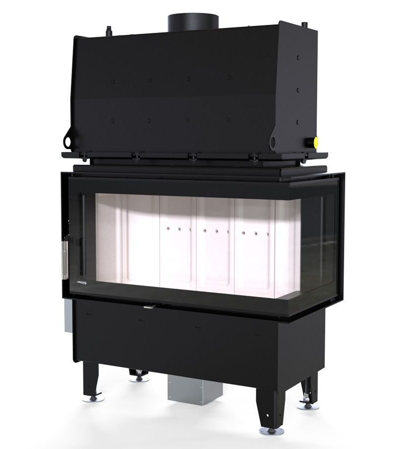 Ъглова камина Riva ME BP/BL SHORT – 22.8kW