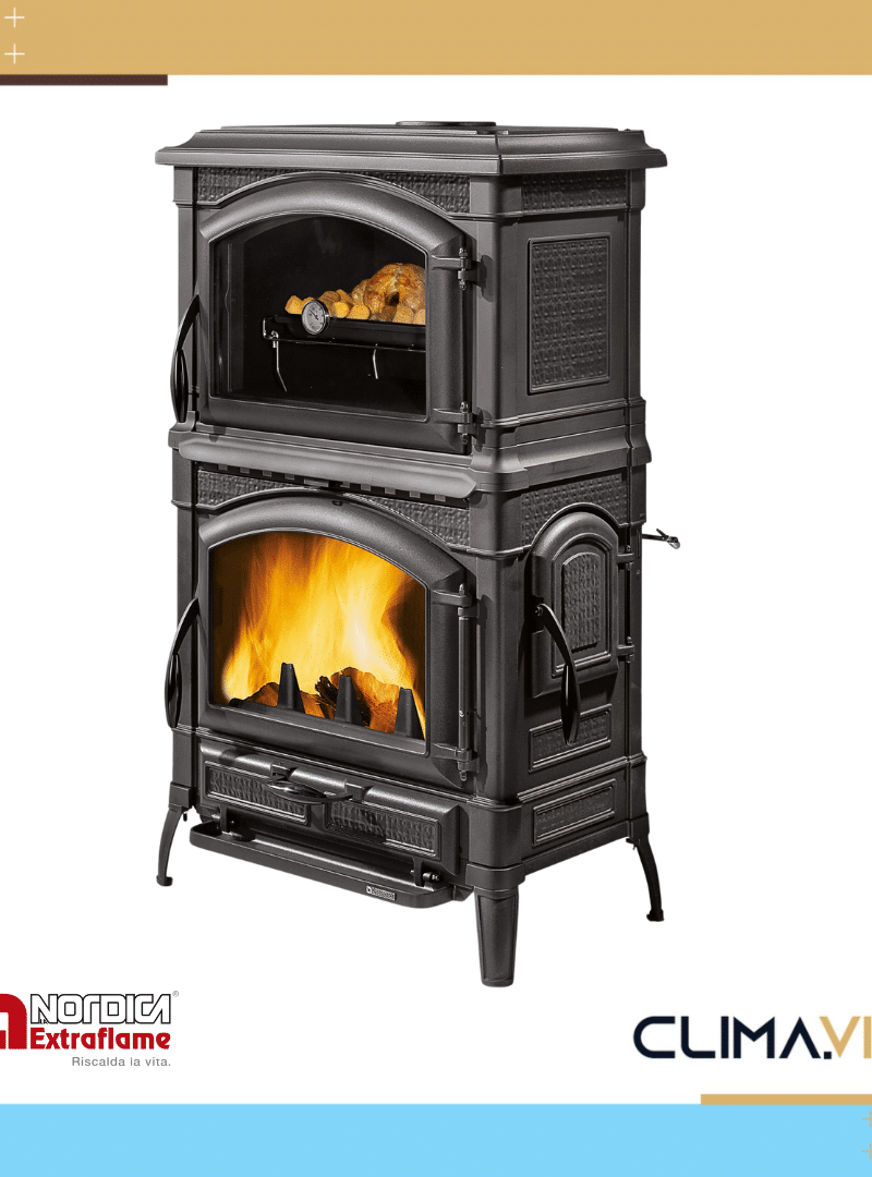 Чугунена печка на дърва La Nordica Extraflame ISOTTA FORNO EVO