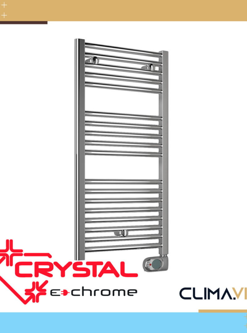 Електрическа лира за баня Crystal E-CHROME 300 W