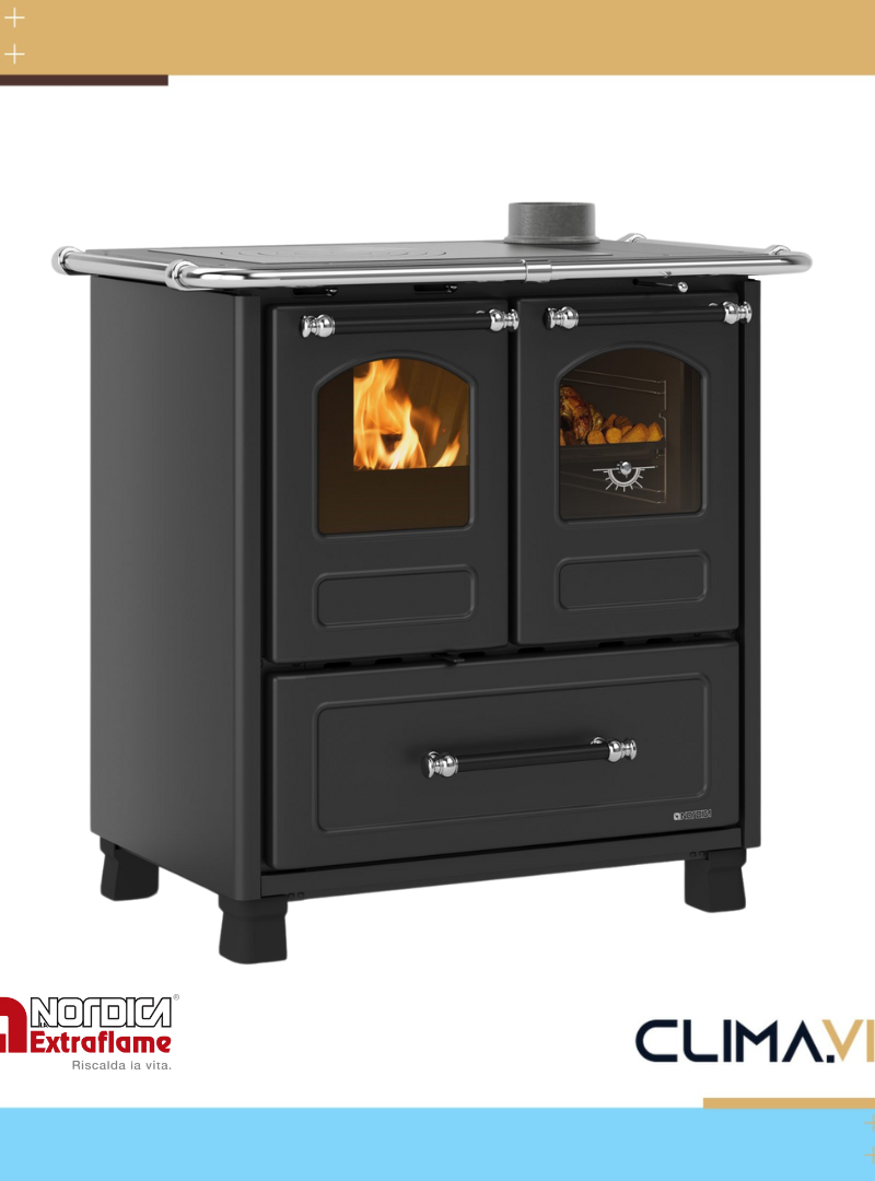 Готварска печка на дърва La Nordica Extraflame Family 4.5