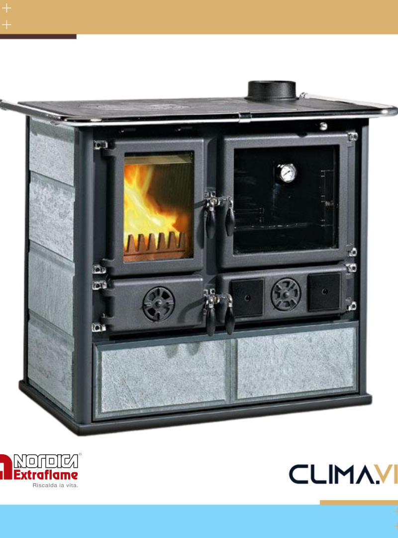 Готварска печка на дърва La Nordica Extraflame Rosa 4.0 PETRA