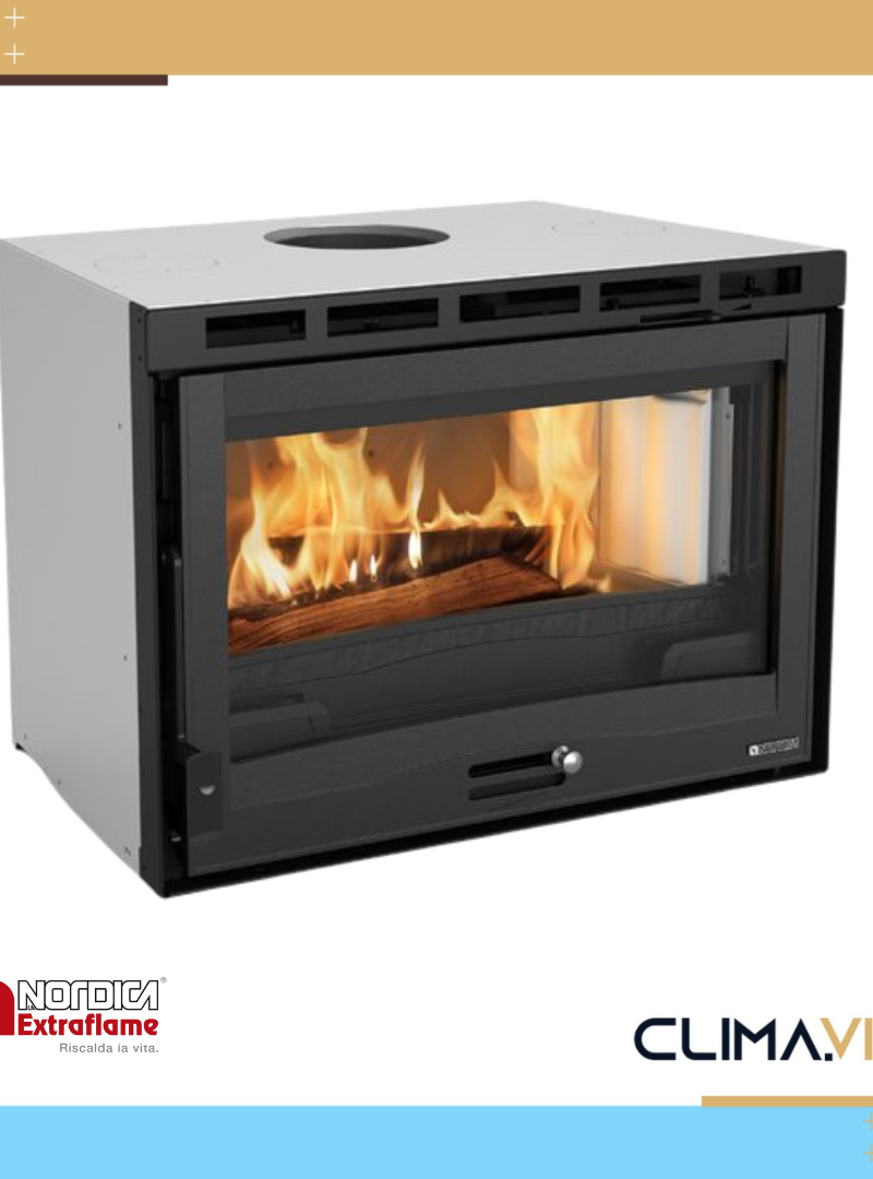 Камина на дърва La Nordica Extraflame INSERTO 70 H49 4.0 – VENTILATO - 8.1kW