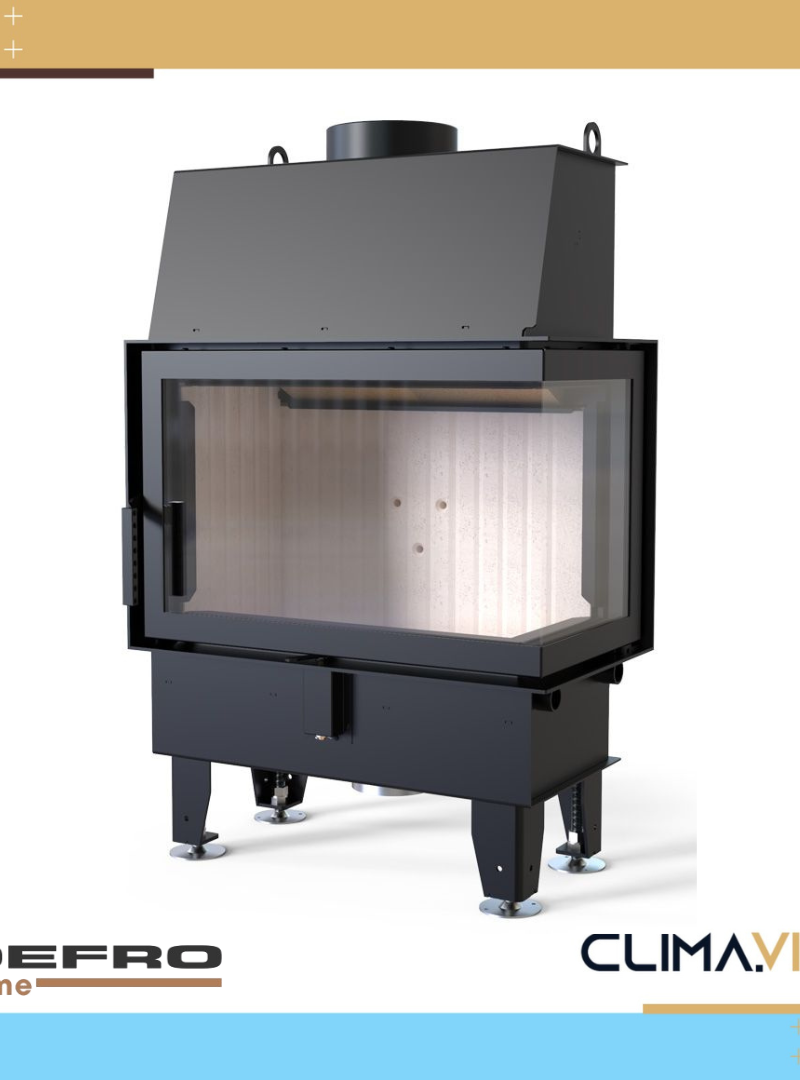 Камина на дърва за вграждане Defro Home Impuls BP/BL 9.6~14.4 kW