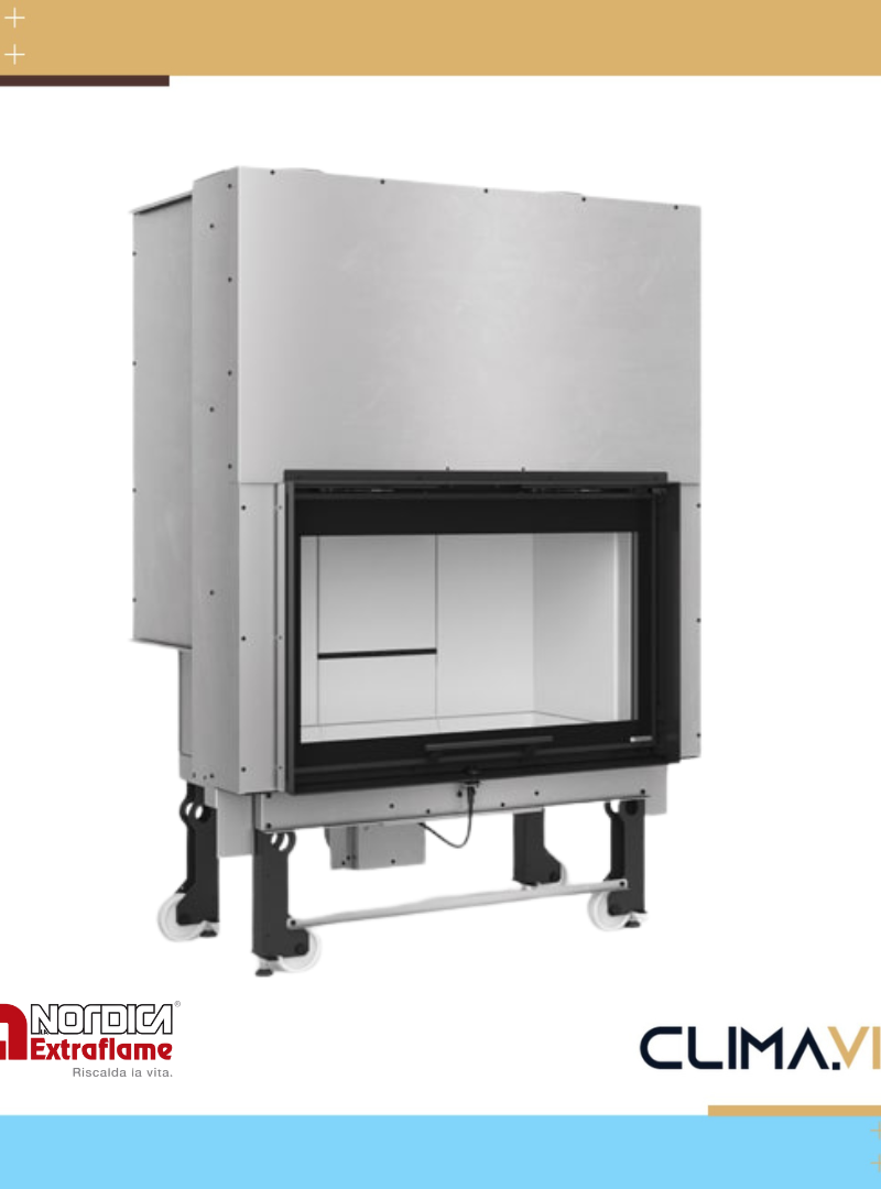 Камина на дърва за вграждане MONOBLOCCO 90PA 2.0