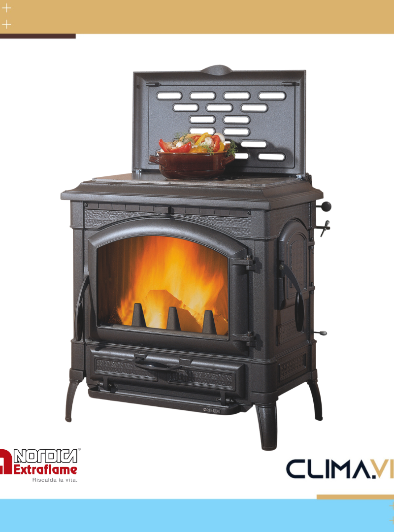 Печка на дърва La Nordica Extraflame ISOTTA CON CERCHI EVO