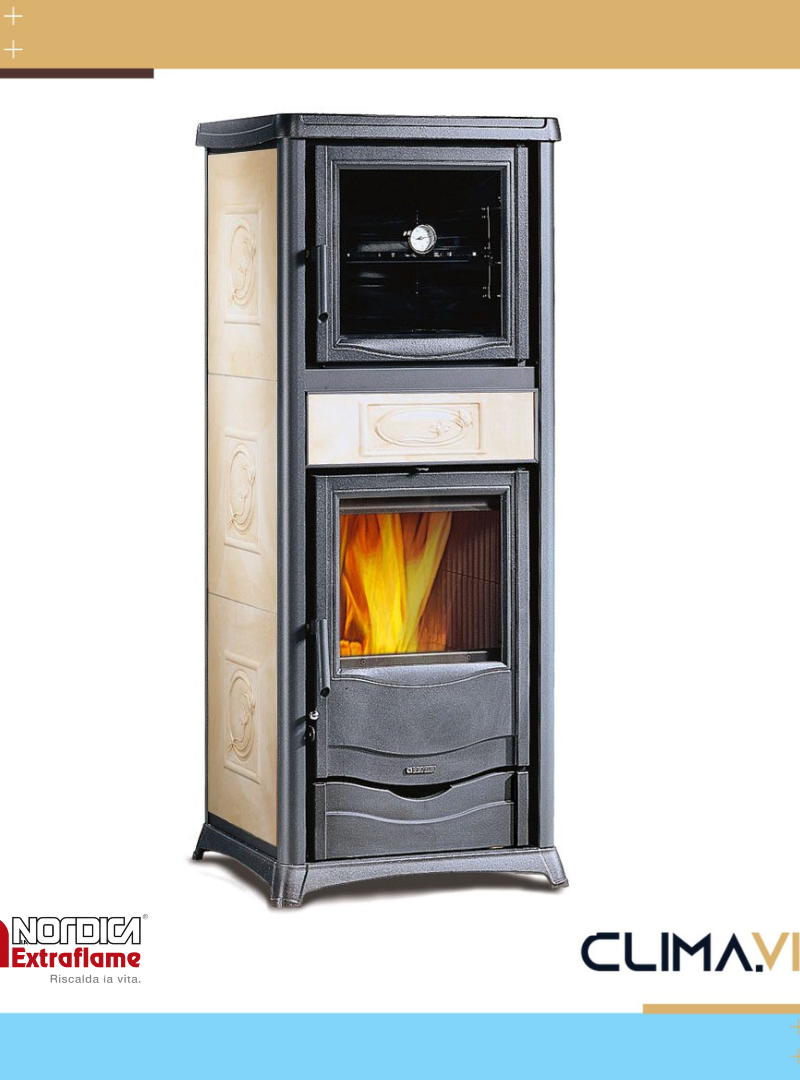 Печка на дърва La Nordica Extraflame TERMOROSSELLA PLUS FORNO DSA 4.0 - 12.6kW