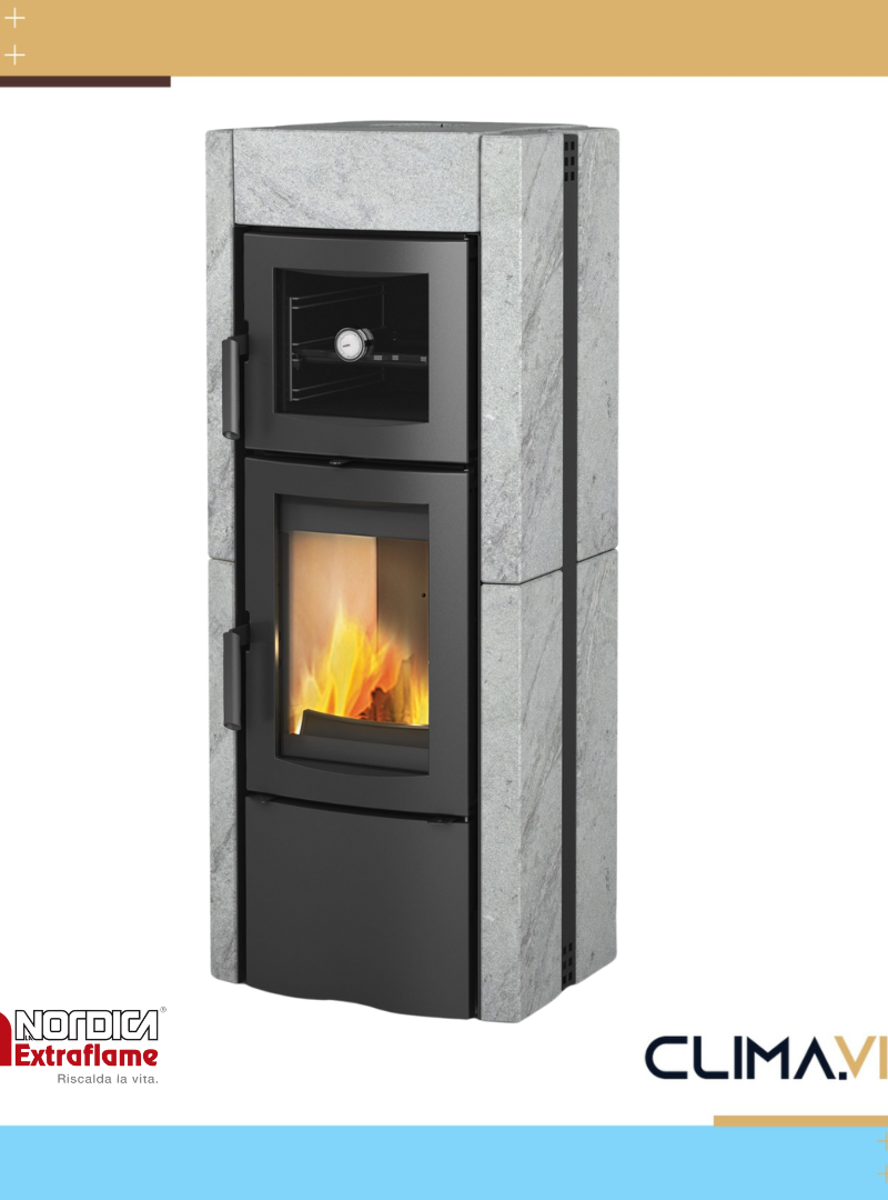 Печка на дърва с фурна за готвене La Nordica Extraflame