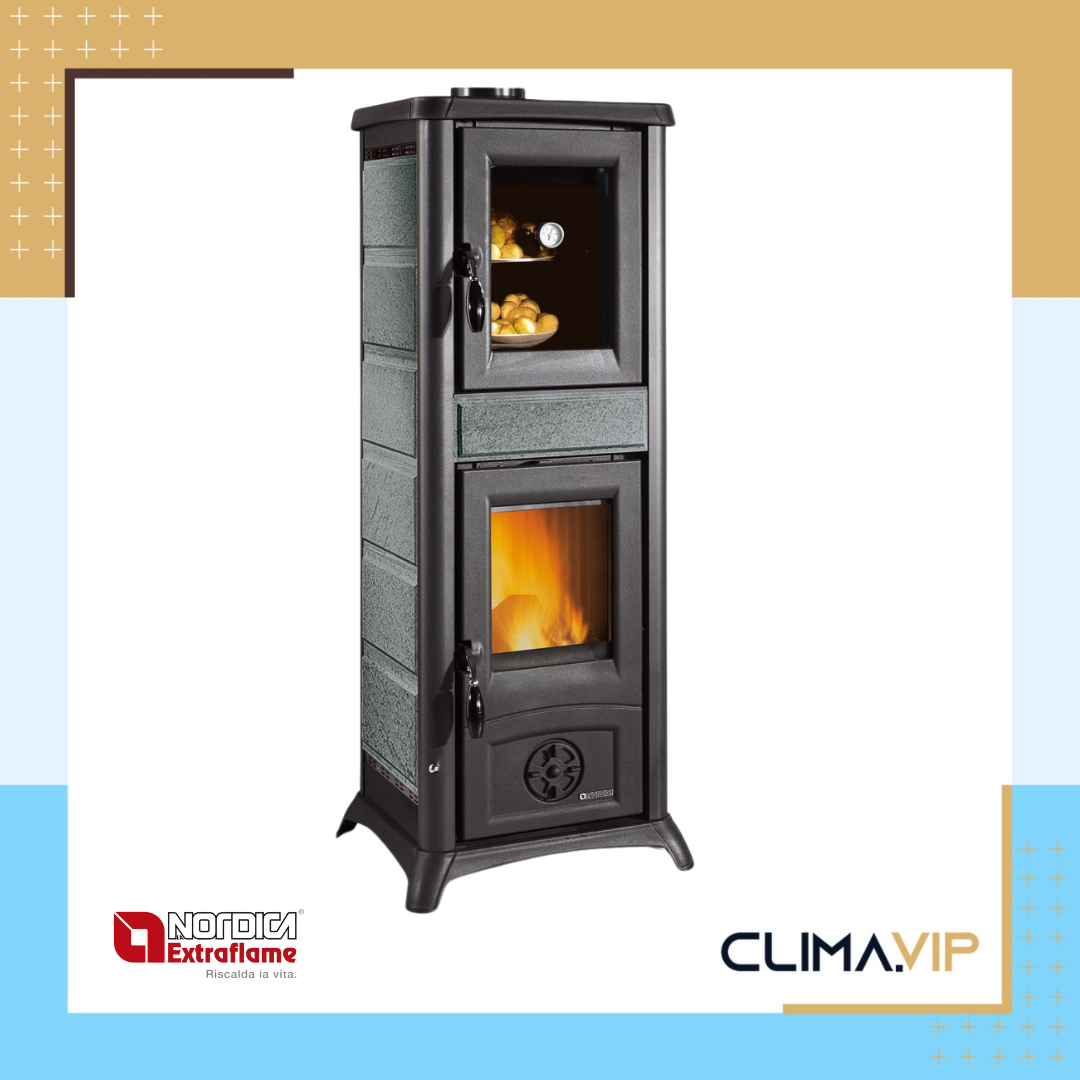 Печка на дърва с готварска фурна GEMMA FORNO