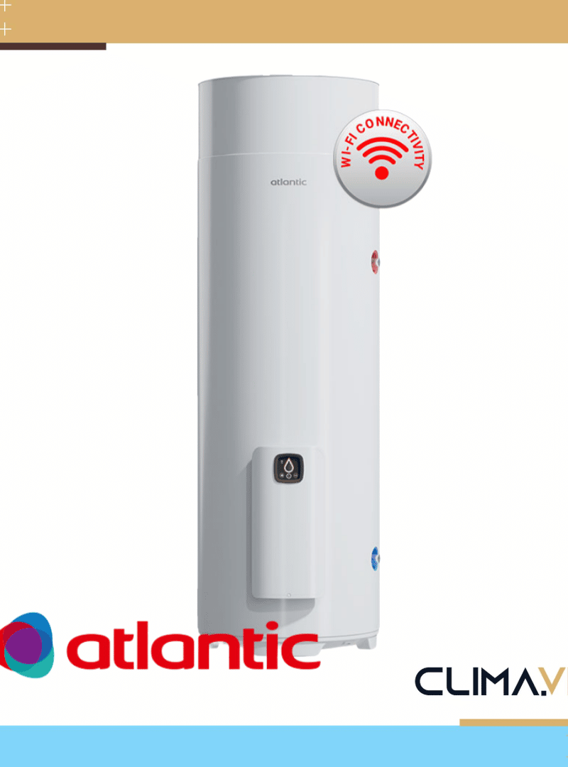 Термодинамичен бойлер Atlantic Egeo Wi-Fi 250 литра със серпентина
