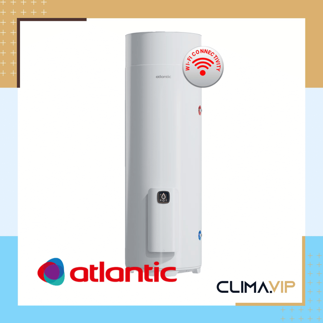 Термодинамичен бойлер Atlantic Egeo Wi-Fi 250 литра със серпентина