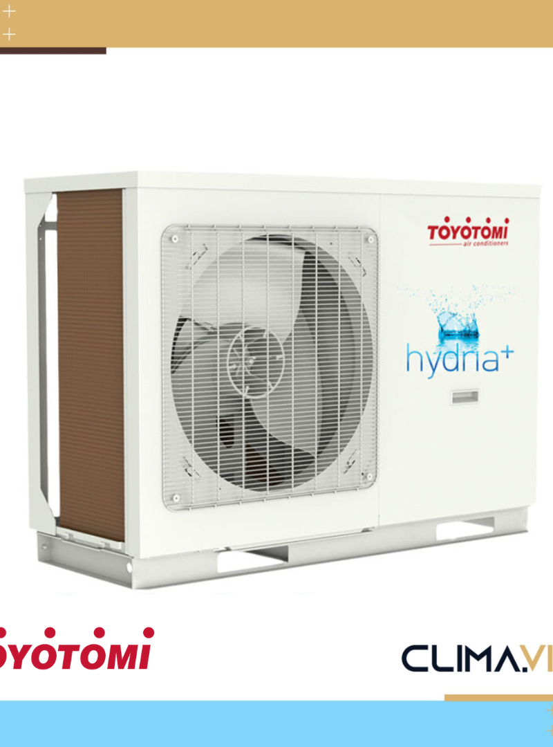 Термопомпа въздух-вода TOYOTOMI hydria+ THMU R32BWP12/3